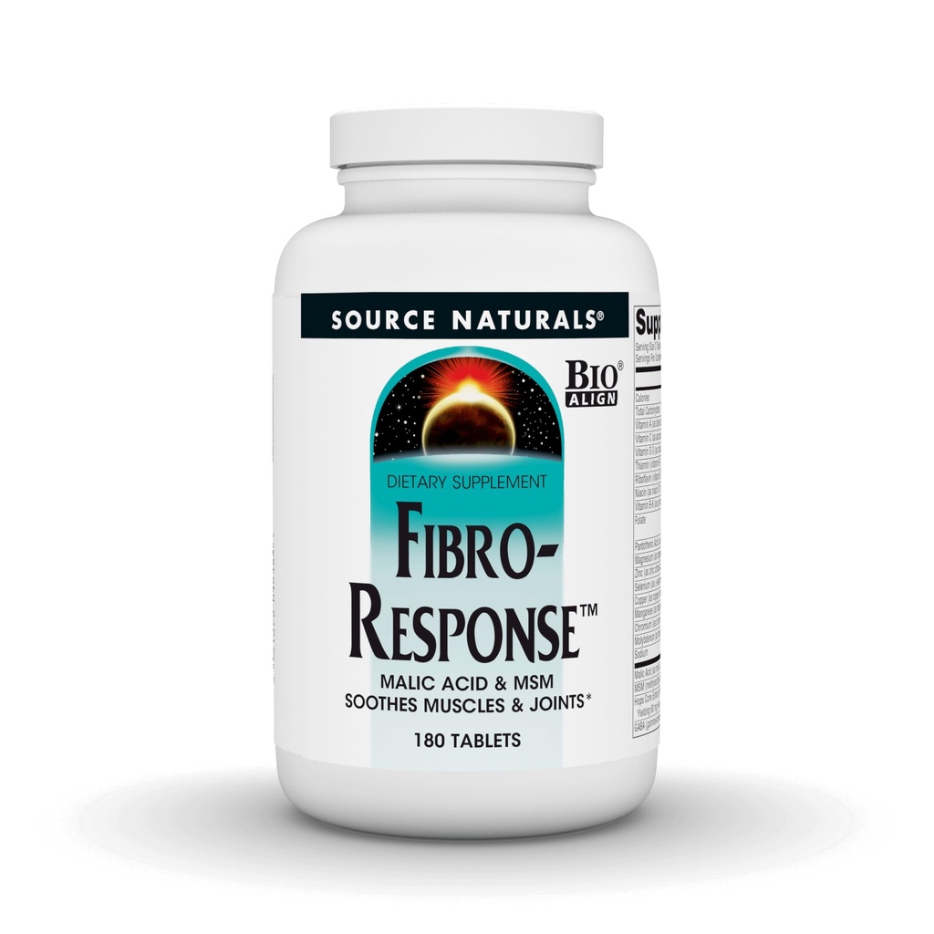 Källa Naturals Fibro-Response Bio-Aligned Malic Acid & MSM,180 tabletter