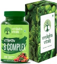 Generisk vitamin B-komplex 100% RDA - 200 tabletter / kapslar - B Vitaminer Supplement (B1, B2, B3, B5, B6, B7, B9, B12), Grön