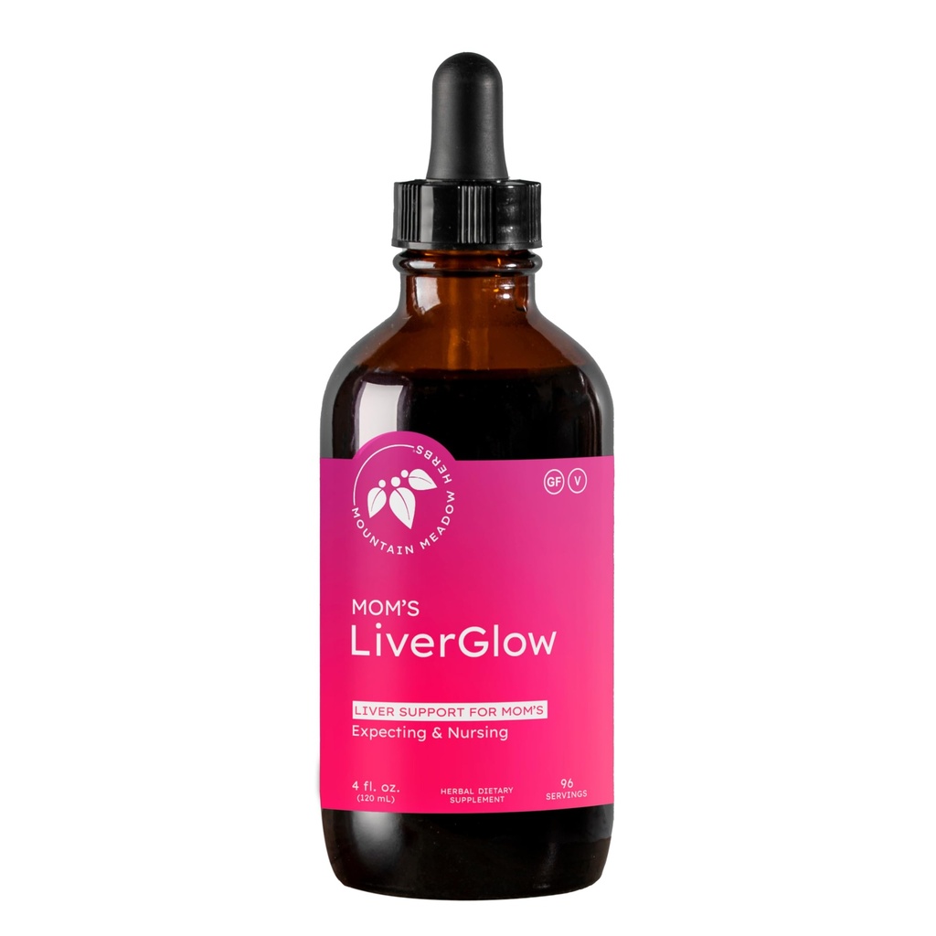 Mountain Meadow Herbs Moms Liver Glow, Advanced Detoxifier och Regenerator för att stödja leverhälsa och funktion - 4 uns - för en lycklig lever