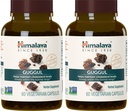 Himalaya Guggul, kolesteroltillskott för hälsosam LDL, HDL och triglyceridnivåer, 750 mg, 60 vegetariska kapslar, 1 månads leverans, 2 Pack