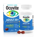 Ocuvite 50+ Eye Vitamin & Mineral Supplement, Multivitamin för Vision & Ocular Health med Omega-3, Zink, Vitaminer C & E, Lutein & Zeaxanthin, Zink Supplements för kvinnor och män, 90 Softgels