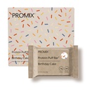 ProMix Nutrition Protein Puff Bars - födelsedagstårta - Marshmallow Crispy Treat - Great Tasting & Healthy On The Go Snack - High Protein & Low Calorie - Gratis från Gluten, Soy, & Corn - 12 Bars