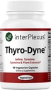 InterPlexus Thyro-Dyne - Iodine, Tyrosine & Plant Extracts för Thyroid Support- Gluten Free, Dairy Free, Soy Free - 60 kapslar (30 portioner)