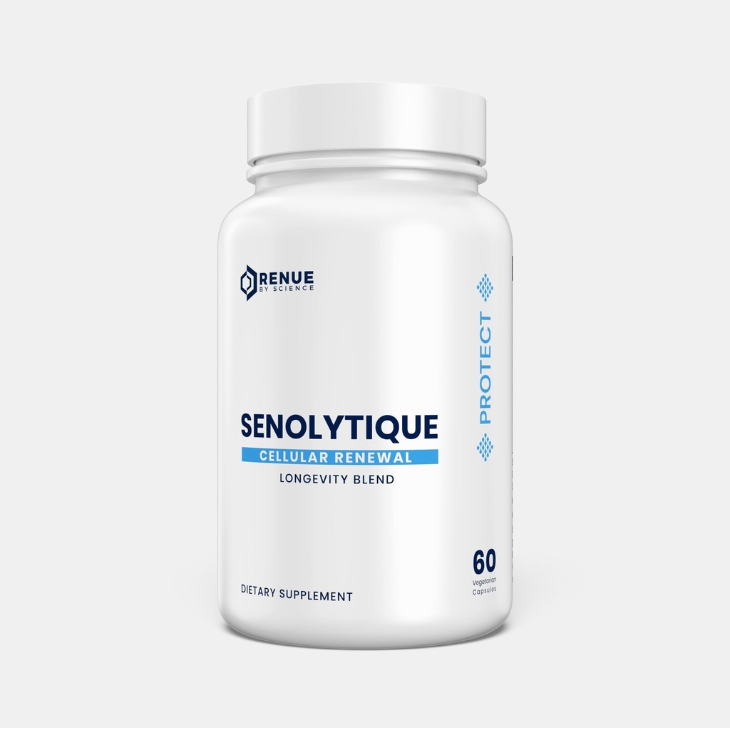 Renue By Science Senolytique Senolytic Supplements | 60 kapslar med Fisetin (35mg) Quercetin (78mg) & Spermidine (3mg) per servering | Liposomal Formel | Tillverkad i USA och tredjepartstestade
