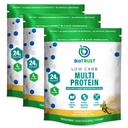 BioTrust Low Carb Protein Powder - Naturlig och utsökt Whey & Casein Blend från Grass-Fed Hormone Free Cows - Non GMO, Soy Free, Gluten Free, Hormone Free (Vanilla, 3-Pack)