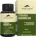 Generic Tribulas Gokhru-60 Gokshura Tablets 1000mg | Ultra High Concentrated 60% Saponins | Improves Vigour | Tribulus Terrestris | for Both Men & Women (60 Tablets) (1)