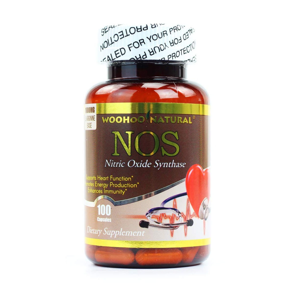 WOOHOO Natural Nitric Oxide Synthase NOS 100 kapslar
