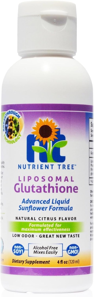 Liposomal Glutathione | Ny formulering | Icke-Soy Non-GMO | Made in USA