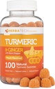 Gummies med Black Pepper & Ginger Root (100 Count) Chewable Supplement för vuxna och barn - Gemensamt stöd och Vegan Safe