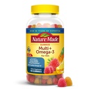 Nature Made Mens Multivitamin Gummies med Omega-3, Mens Gummy Multivitaminer för dagligt näringsstöd, 150 Gummy Vitaminer och mineraler, 75 Day Supply