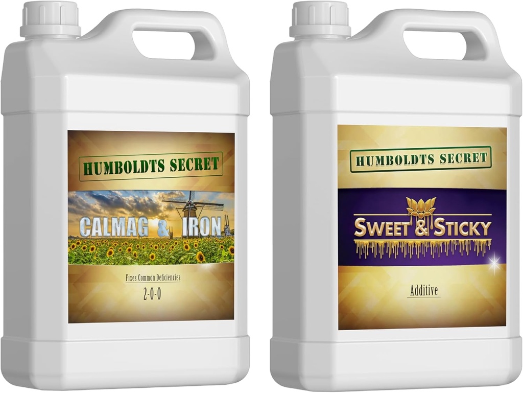 Humboldts Secret CalMag & Iron Supplement - Stöder Vegetativa och blommande stadium (32 oz) w / Sweet & Sticky - Kolhydrat och Saccharide Energy Source - Energi för växter (32 oz)