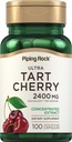 Piping Rock Tart Cherry Extract Capsules 2400 mg | 100 piller | Koncentrerad Juice Extract | Non-GMO, Gluten Free Supplement