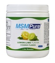 KALA HEALTH MSMPure Lemon Lime smaksatt grov MSM Powder Flakes - USA-Made MSM för gemensam hälsa, hudutseende och hår och nagelstöd - 1 lb, organisk svavel