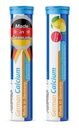 T&D German Calcium 500 mg - 40 Vegan Drink Effervescent Tablets - Lemon Lime Flavor - Tillverkad i Tyskland
