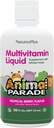 NaturesPlus Animal Parade Source of Life Children's Liquid Multivitamin - Tropical Berry Flavor - 30 fl oz - Hel matförsörjning - Vegetarisk, glutenfri - 60 portioner