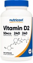 Nutricost Vitamin D2 Supplement (2000 IE) 240 kapslar - Vegan, icke-GMO, Gluten-Free, Tredjepartstestade