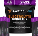 Fluid Tactical - Electrolyte Powder Packets, Accelerate Re-Hydration, Low Sugar, Electrolyte Drink Mix, förebygga uttorkning, eliminera kramper