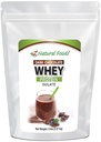Z Natural Foods Dark Chocolate Whey Protein Isolate, Natural Proteinpulver med noll socker, berikad med vitala proteiner för energiökning och viktminskning, glutenfri, icke-GMO, 5 lbs