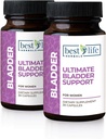 Best Life Herbals Kvinnors Ultimate Bladder Support och kontroll Supplement för inkontinens, läckage och överaktiv blåsa - 2 flaskor