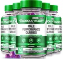 NutraRize (5 Pack) Vigorous Vitality Gummies, Vigorous Vitality Male Enhancement Gummies, ökad förtroende och Stamina Vitality Gummy, Horny Goat Weed för män Gomitas Enchantment (300 Gummies)