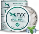 FYX koffein Nootropic Pouches - Ren energi och fokus med Alpha-GPC, L-Tyrosine & L-Theanin - 60mg koffeinpåsar - Sugar-Free Alpha Nootropic Pouches - 5-Pack (5-Count, Spearmint)