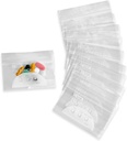 Pill Pouch Bags - (Pack of 100) 4' x 2,75" - 3 Mil BPA-Free, Poly Bag Disposable Zipper Pills Baggies, Daily AM PM Travel Medicine Organizer Storage Pouches, Bästa Clear Återanvändbar med Skriv-på Label