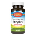 Carlson - Natural Digestive Enzymes, Digestive Aid #34 med Protease, Amylase & Lipase, Digestive Support, Nutrient Absorption & Optimal Wellness, 100 tabletter