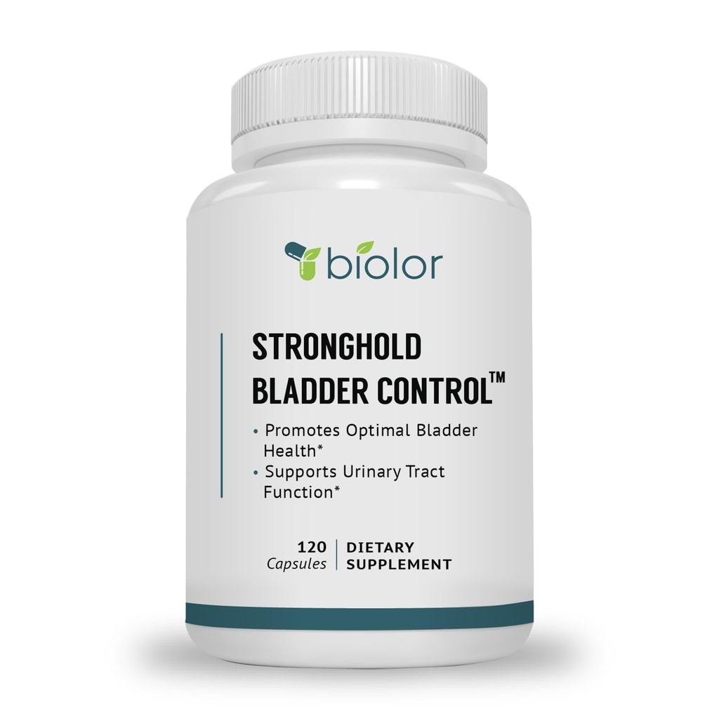 Stronghold Bladder Control för män och kvinnor -Supports Healthy Urinary Flow (Redo Within Normal Ranges) - 120 kapslar