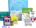 Alla | Bättre allergiomsorgspaket för sjuk vän med allergier eller Hayfever, Get Well Soon Gift Basket, Box No. 07 (Medium)