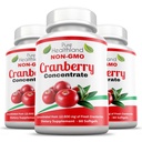 Icke-GMO Cranberry Koncentrerad från 12 600 mg - Triple Strength Softgels - Lätt att svälja piller för män och kvinnor, 3 flaskor