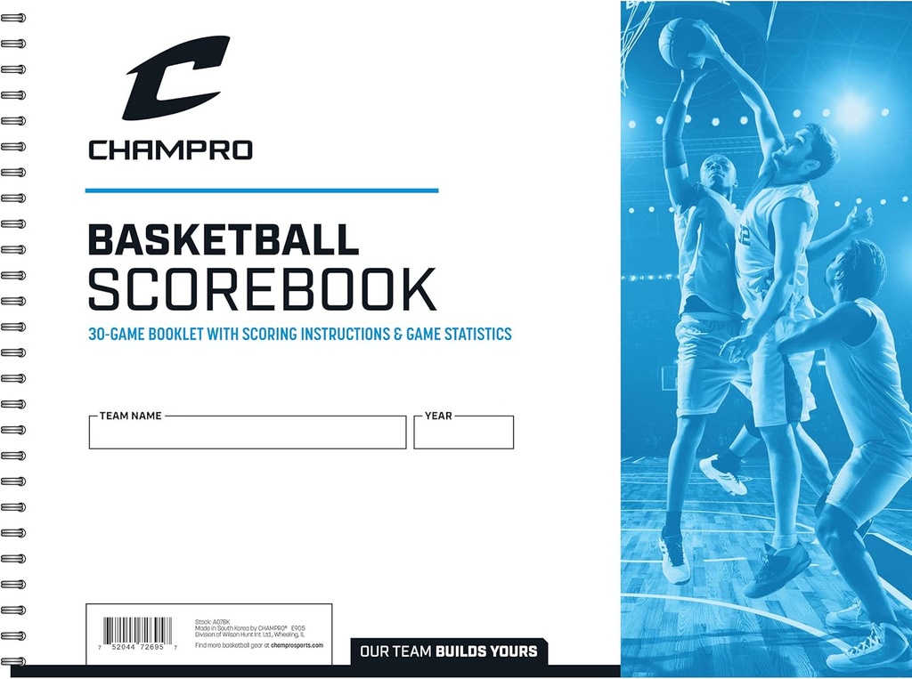 Champro Basket Score Book (vit)