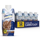 Glucerna Protein Smart Diabetes Care Shake, Chocolate, Diabetic Meal Replacement för att stödja Blood Sugar Management, 30g Protein, 150 kalorier, redo att dricka, 11-fl-oz flaska, 12 Pack
