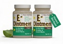 Grundläggande varumärken - Vitamin E Ointment - 2oz - Moisture Enhancing - kan hjälpa till att minska utseendet på släp, sträckmärken, Fina linjer och rynkor - 2-pack