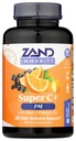 Zand Immunity Super C + PM, Nighttime Immune Support Plus Melatonin, 1000mg PureWay-C Vitamin C, Zink, D3 & Elderberry, Förbättrad Absorption - 60 tabletter, 30 portioner