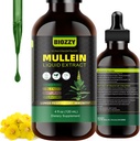 Generiska Mullein Drops för Lungs | Mullein Leaf Extract för andnings- och lungstöd | Mullein Extract Supplement Liquid