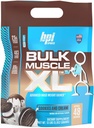 BPI Sport Bulk Muscle XL - Avancerad massvikt Gainer för allvarlig muskelbyggnad och återhämtning, 25g protein & 497 kalorier per servering - Choklad, 13lb väska (13lb, Cookies och Cream)
