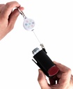 Inhaler Travel Case med Retractable Key Chain, När du är utomhus, snabb tillgång inhalatorerna (ingen astma inhalatorer)