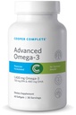 Cooper Complete - Avancerad Omega 3 - fiskoljetillskott, koncentrerad EPA + DHA Omega-3 fettsyror 1400 mg - 60 Softgels per flaska. Förpackning med 4