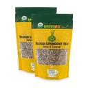 Blodrengöring LifeBoost Tea Organic -Cleanses & Supports Natural Removal of Excess Waste Chemicals från The Blood Stream Echinacea Chamomile. Herbal Supplement