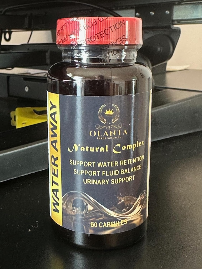 Generic Water Out Pills - Fast Acting Bloating Relief, Water Pills for Men, Water Pills Caffeine Free, Fluid Pills for Water Retention, Tart Cherry - 1 Bottle