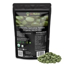 Gå Nutra Organic Spirulina Chlorella tabletter 50/50 Blend | Näringsmedel Dense Superfood - Vegan Protein, Chlorophyll, Enzymes | 500mg Varje Chlorella Spirulina tabletter, 720 greve, 4 månaders leverans