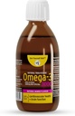 Flytande Omega 3 fiskolja - hög styrka. Främjar hjärna, öga, hjärta och immun hälsa. Naturlig triglycerid. 237 ml / 8oz - 48 portioner. Mango