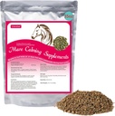 Horse Calming Supplement Natural Raspberry Leaf 35 OZ- Relieves Anxiety, Irritabilitet och obehag i Mares Under Värmecykler - Också Magic Suitable for Geldings