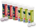 Drinklits Lemon Lime Electrolyte Hydration & Strawberry Immunity Tablets (6) Tube Combo Pack | Stor smak - Glutenfri - Daglig användning | 60 portioner (10 tabletter per Tube)