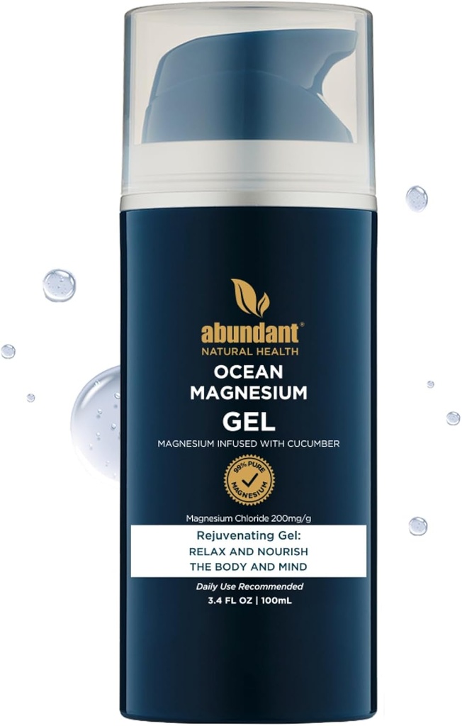 Magnesium Gel med 10% Trolamine Salicylate för stark smärtlindring mot värk och blåmärken, aktuell användning, effektiv och snabb absorption, doftfri, 100ml