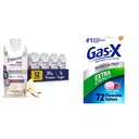 Säkerställ Max Protein Nutrition Shake med 30g Protein & Gas-X Extra Strength Chewable Gas Relief tabletter med Simethicone 125 mg, 72 Count