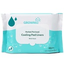 Grownsy Långvarig lugnande Perineal Cooling Pad Liners, 28PCS Postpartum Cooling Pad Liner för Postpartum återhämtning, Perineal Hemorrhoid Cooling Wipe för mamma Postpartum Essentials Care