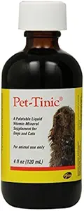 Pfizer Animal Pet-Tinic Vitamin-Mineral Supplement för hundar och katter, 4-Ounce av Pfizer Animal