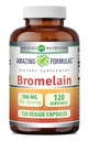 Fantastiska formler Bromelain Supplement | 500 Mg Per Serving | Veggie Capsules | Icke-GMO | Gluten Free | Gjord i USA | Perfekt för vegetarianer (1 Pack | 120 greve)