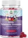 Natures Craft Melatonin Gummies for Kids Sleep Support - Hassle-Free Kids Melatonin Gummies for Mood Support - Delicious and Tummy Friendly Gummy 1 Mg Little Ones - 60 Count